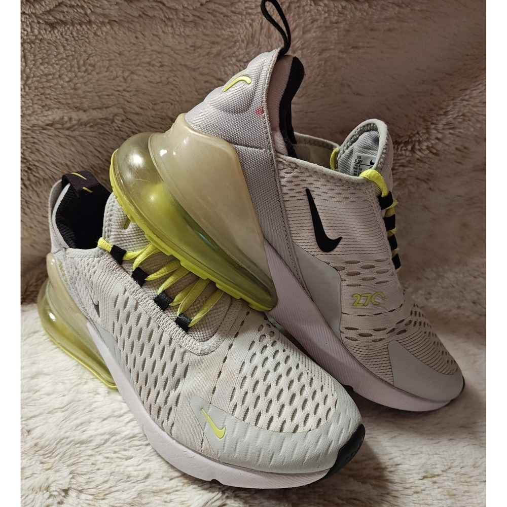 Nike Air Max 270 White Volt Youth Size 6.5, Womens size 8 DO 1382-100 - Picture 10 of 10